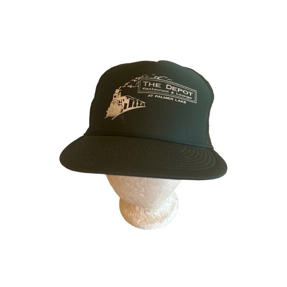 Luna Basics Trucker Hat With The Depot Restaurant & Lounge Logo Mesh Back - Picture 1 of 7